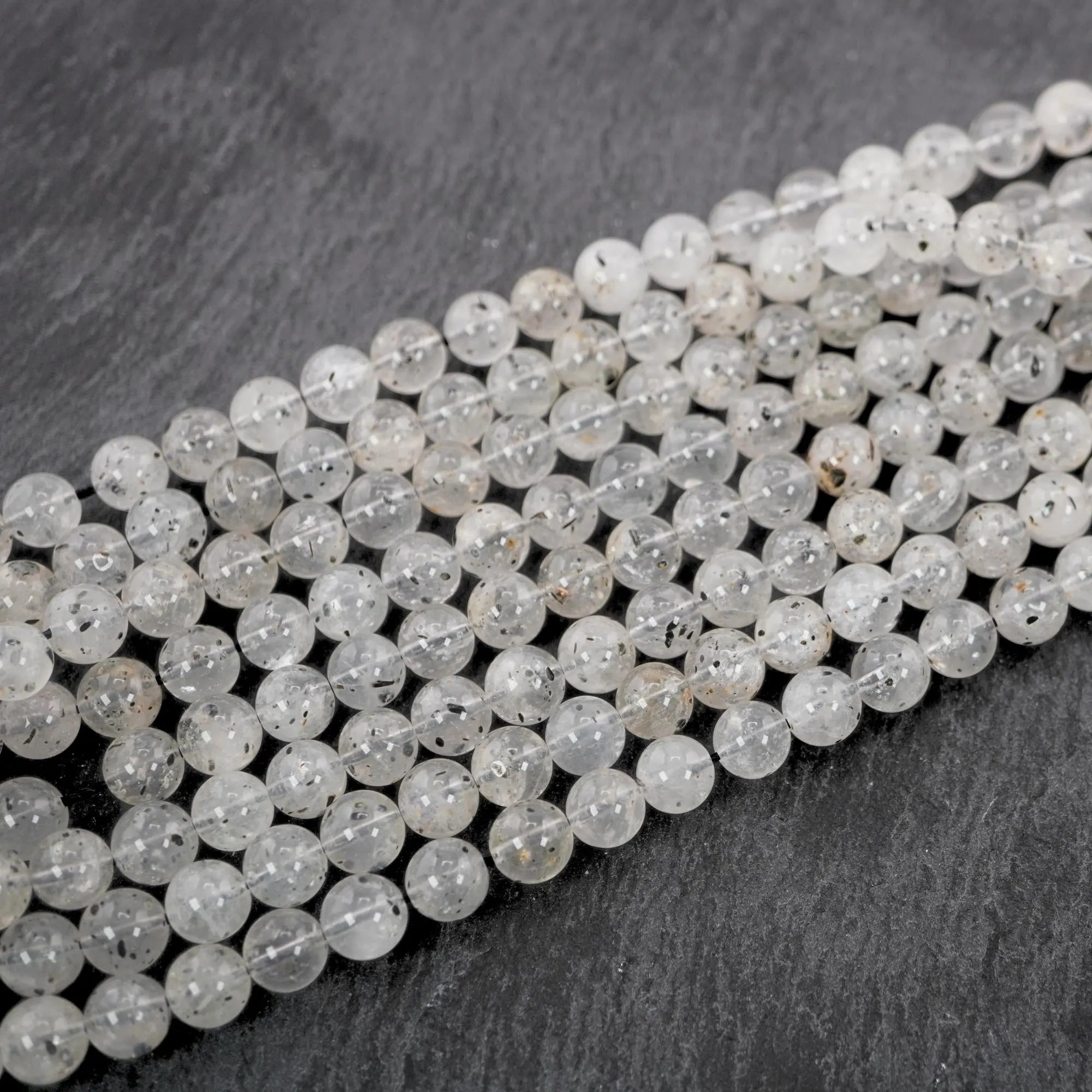 Quartz Smooth Round Shape Gemstone Strand Beads