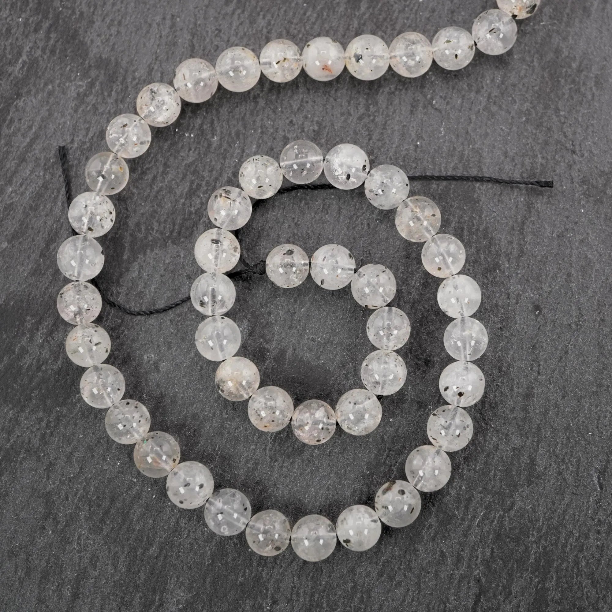 Quartz Smooth Round Shape Gemstone Strand Beads