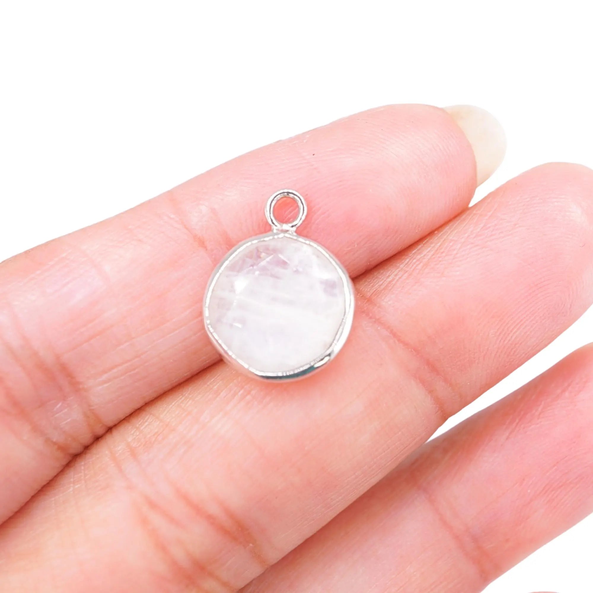Rainbow Moonstone Round Shape