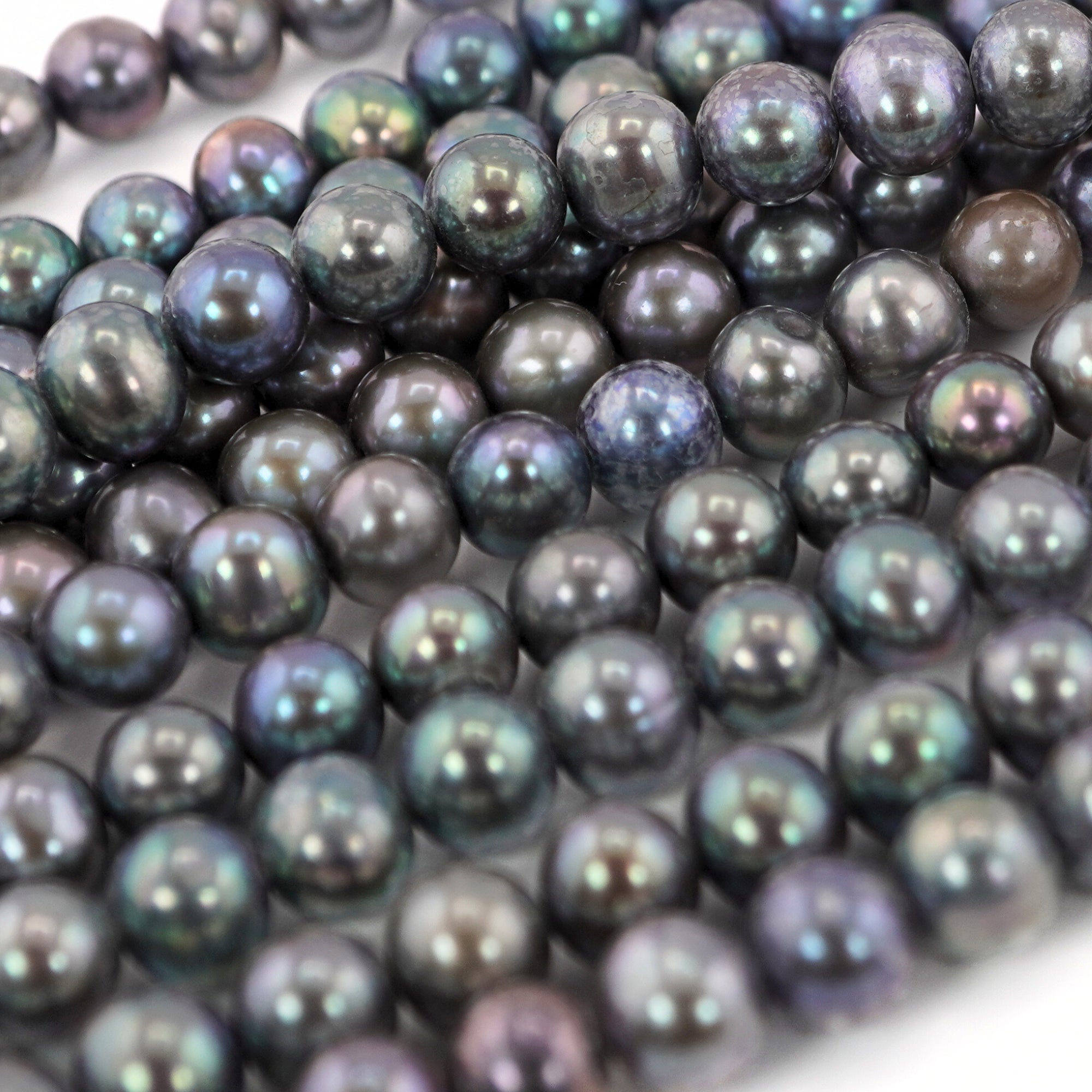 Round peacock pearls wholesale

