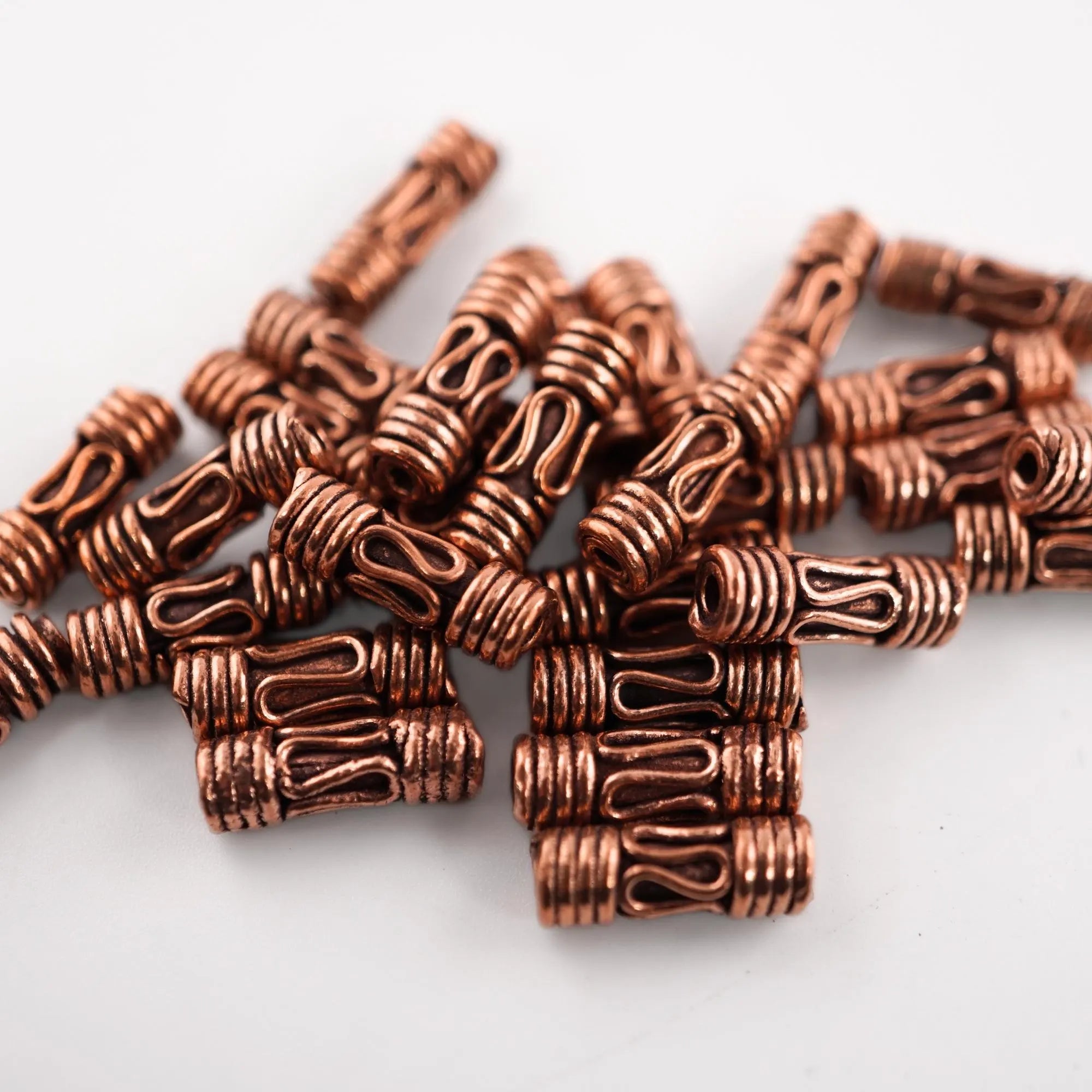 Tube Shape Antique Beads for Necklace Making

