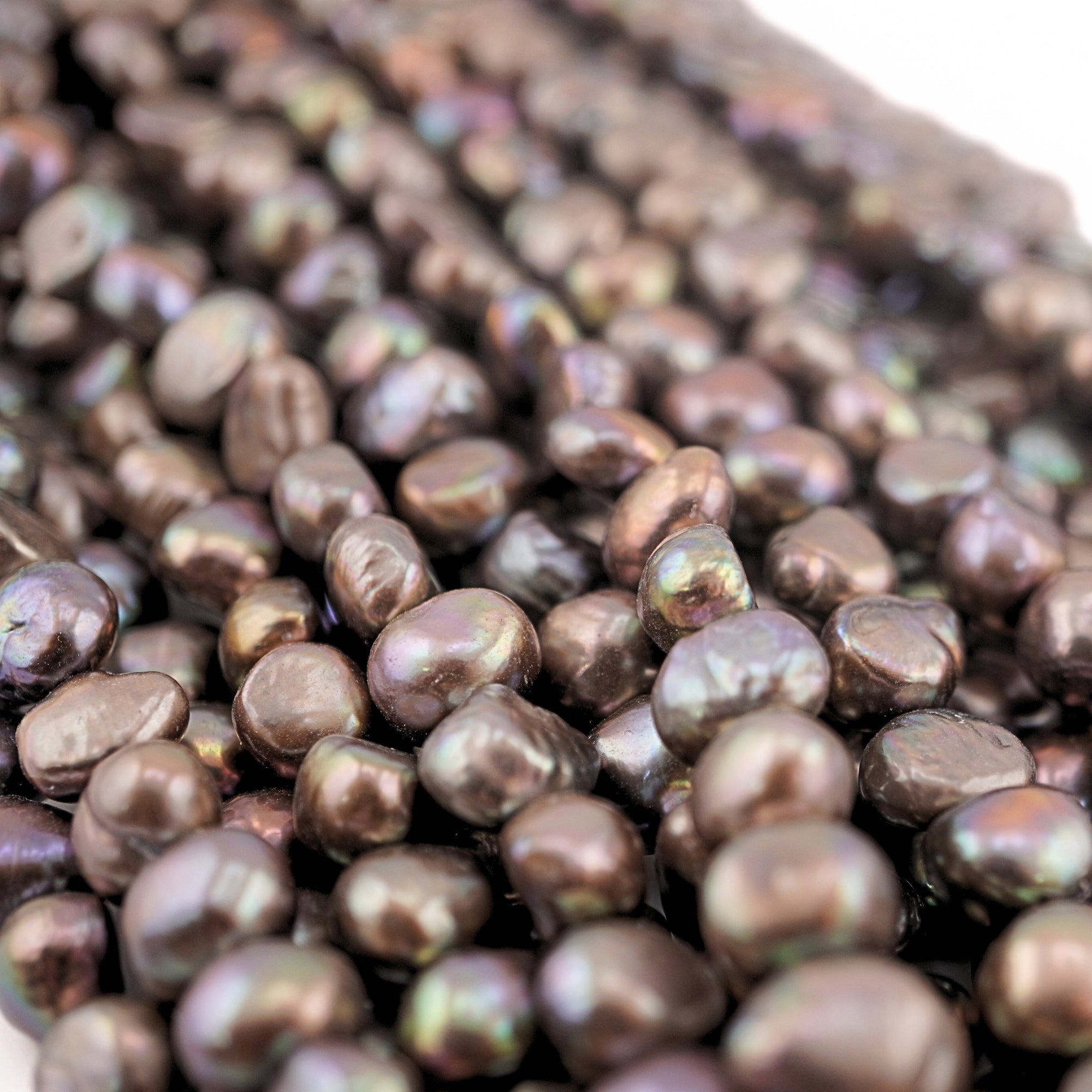 Unique Peacock Baroque Pearls for Jewelry Making

