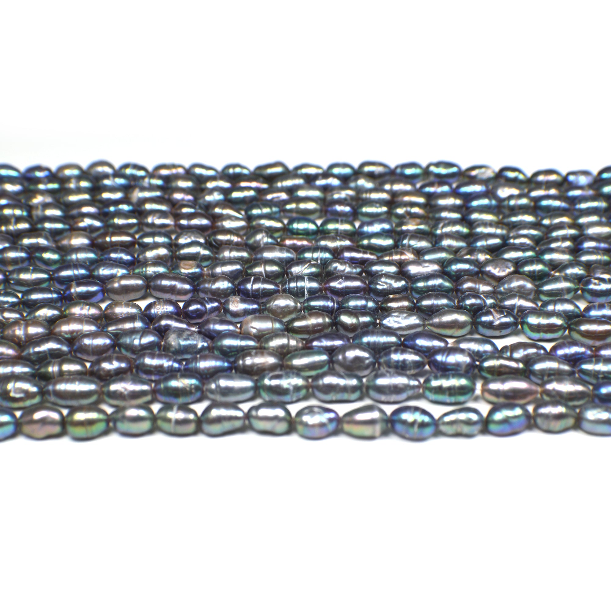 Unique baroque blue freshwater pearls wholesale

