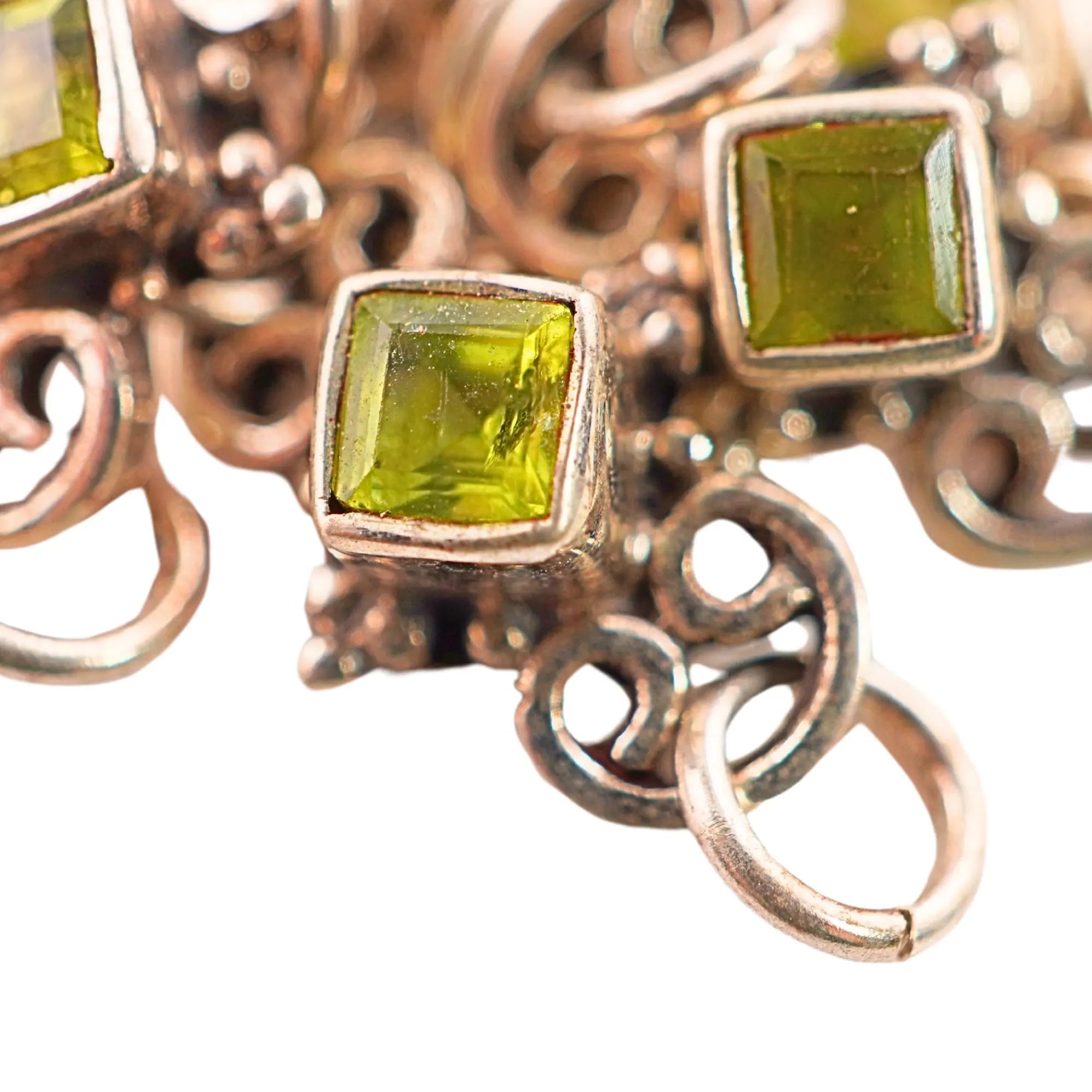 Wholesale peridot sterling silver pendant

