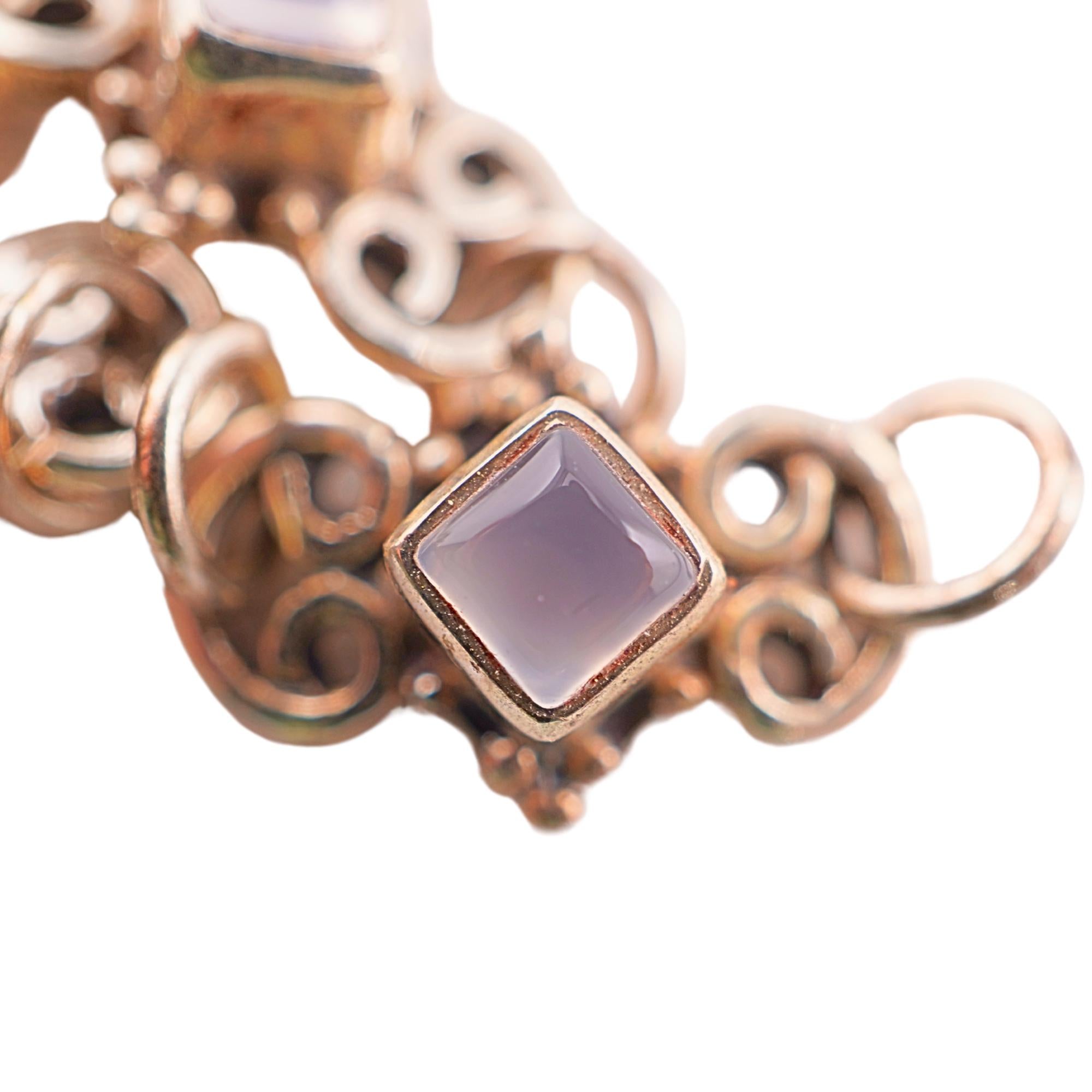 Wholesale rose quartz links for jewelry

