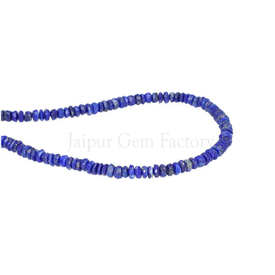 Lapis Lazuli Faceted  Rondelle Shape Beads Strands