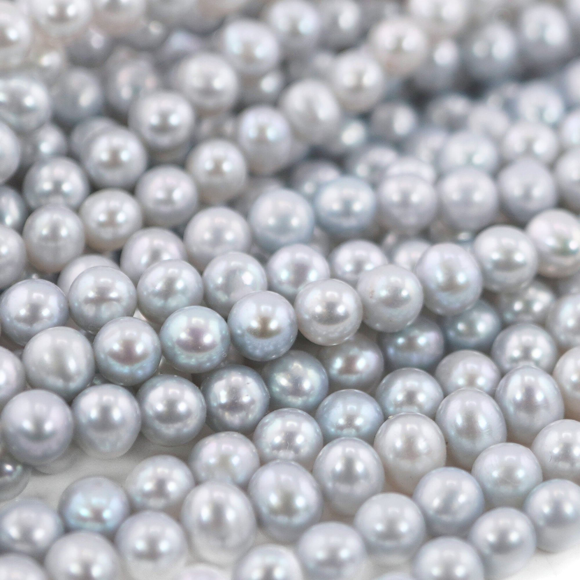 near round freshwater pearls

