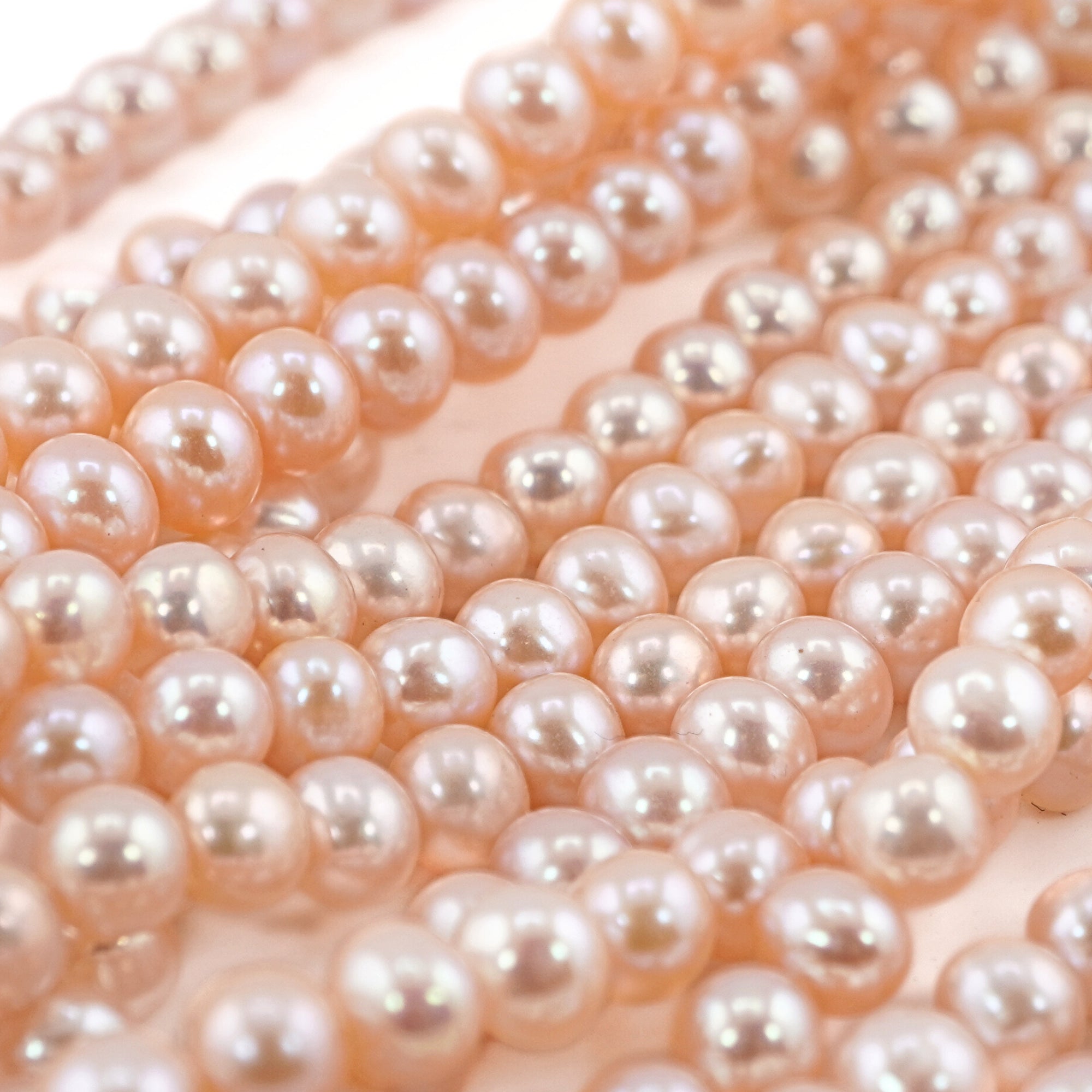 pink pearl beads for jewelry

