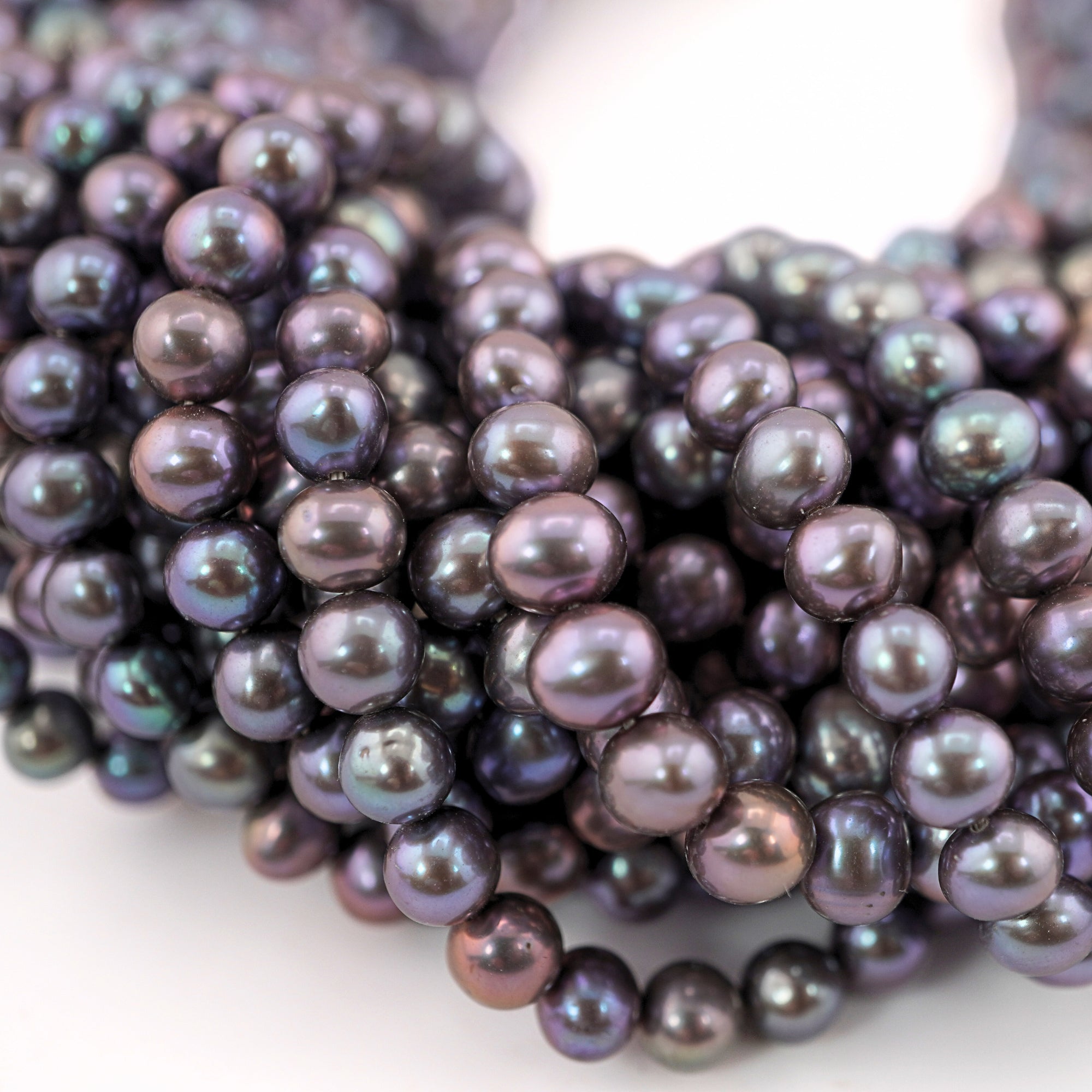violet pearls for jewelry design

