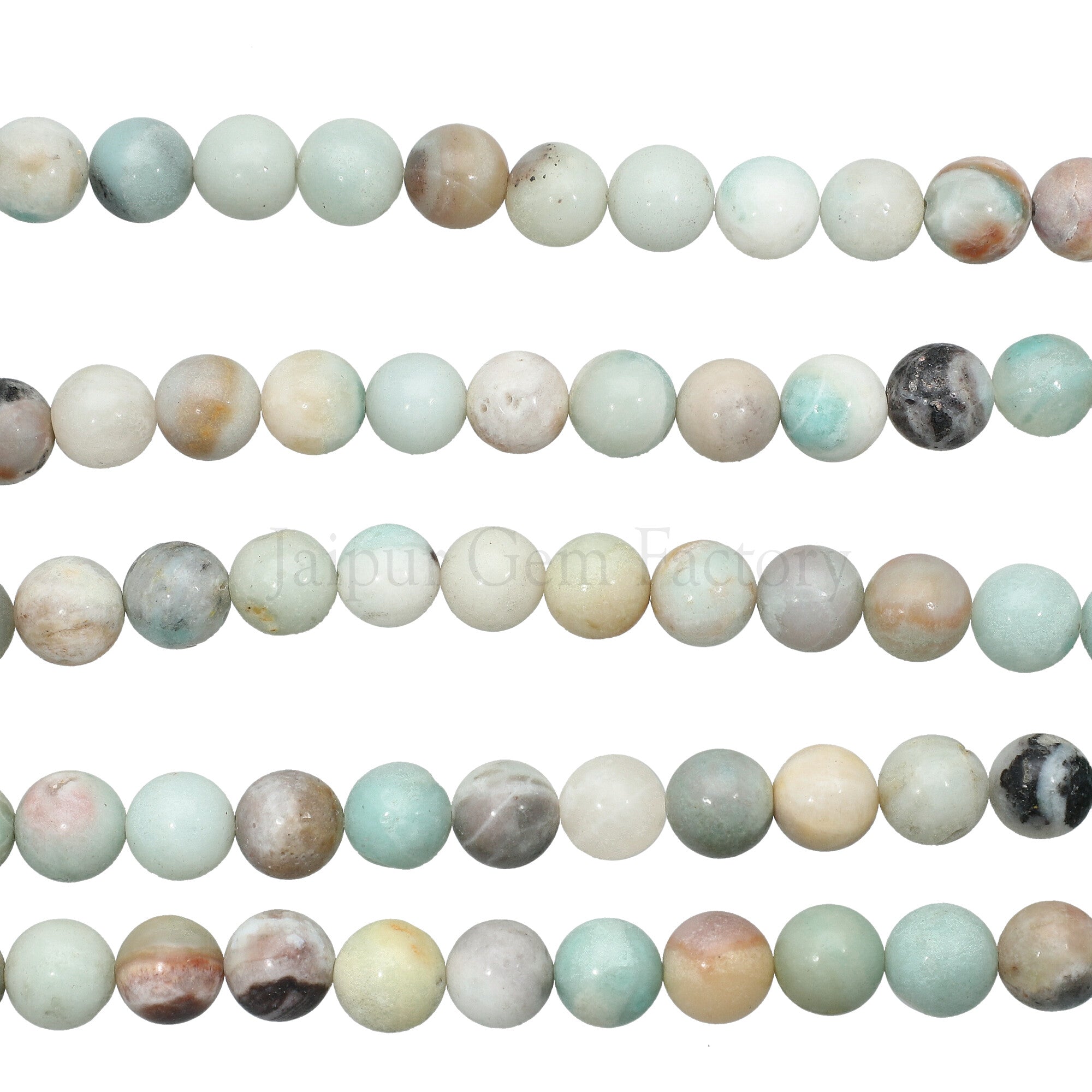 15-Inch Strand Amazonite Stone Beads
