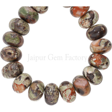 16MM Opalite Jasper Rondelle Beads Strand