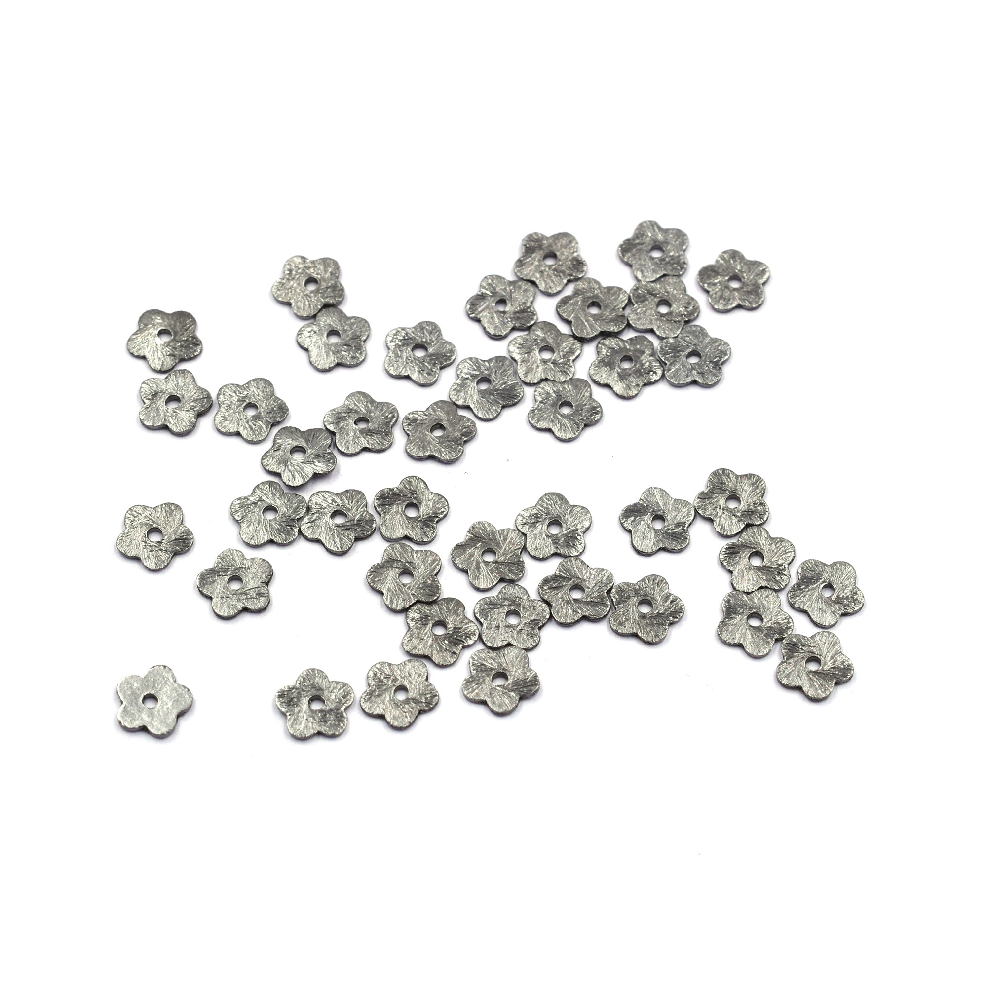 6mm Matte Flower Beads for Crafting

