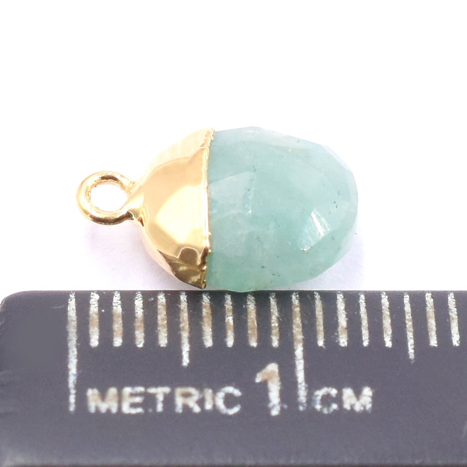 8MM Oval Gold Pendant for Jewelry Making
