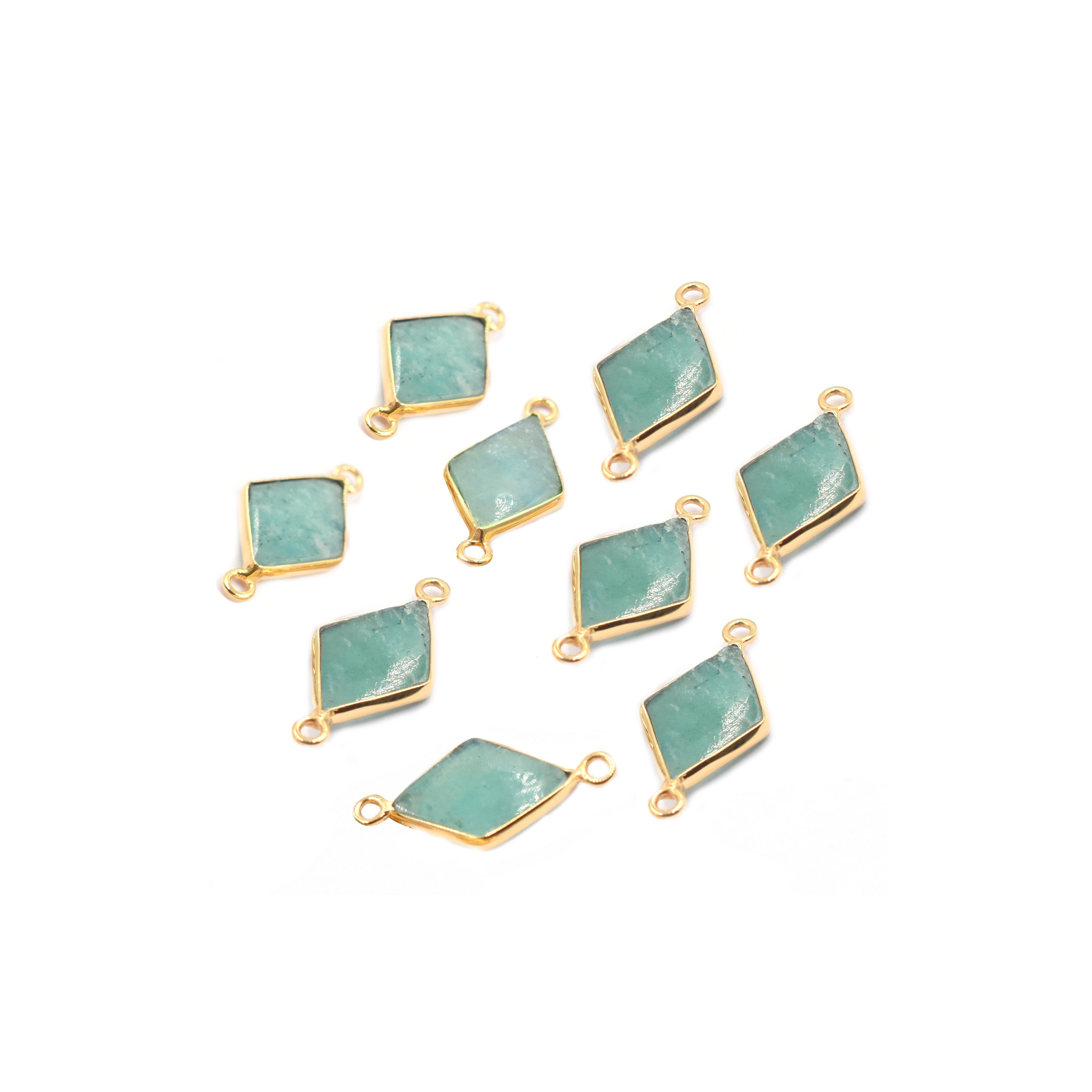 Amazonite diamond connector