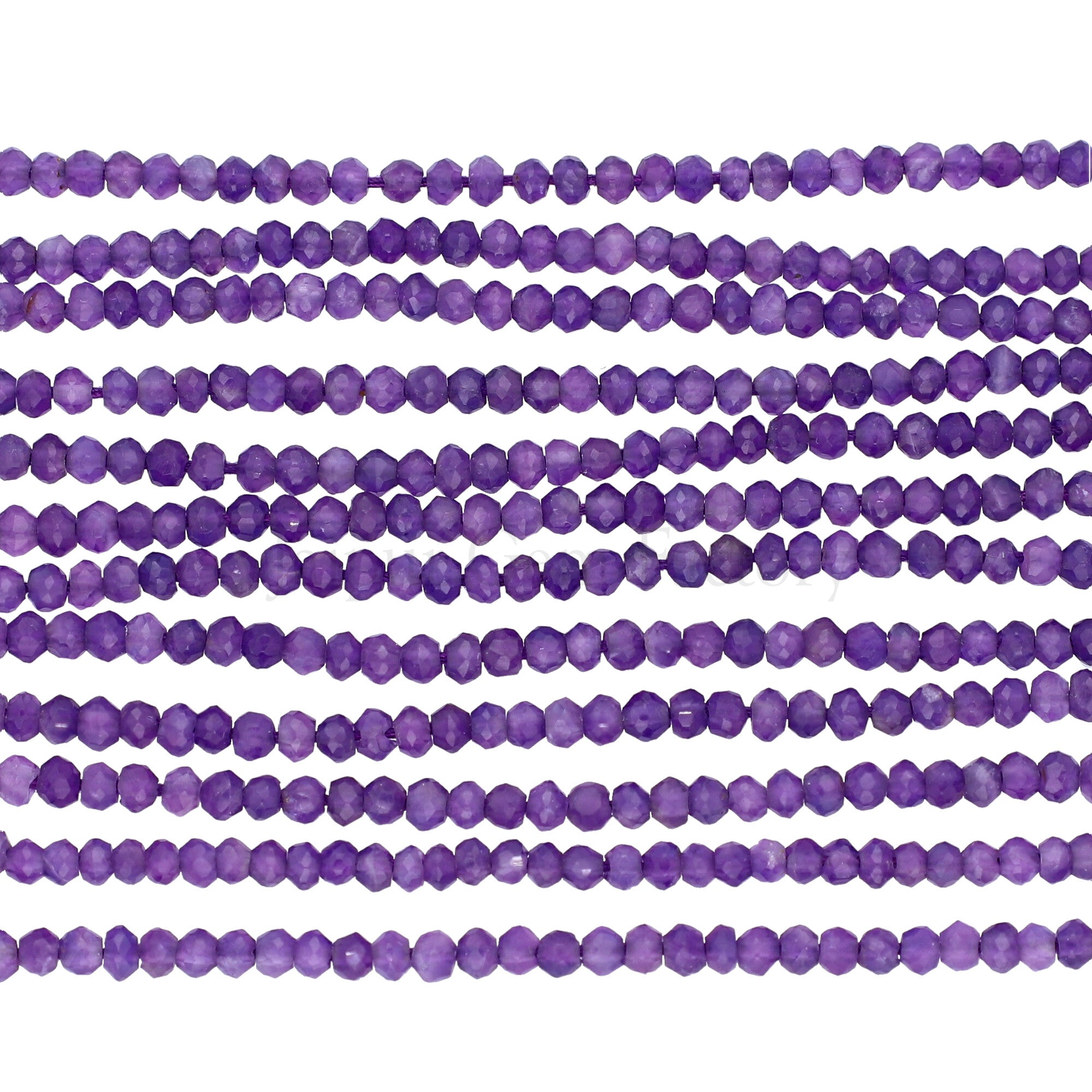 Amethyst Gemstone Beads Strand