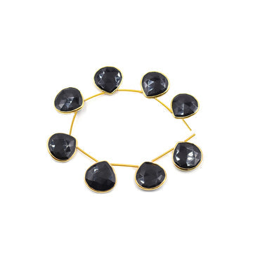 Black onyx heart strand