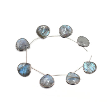 Labradorite heart strand