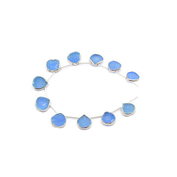 Blue Druzy gemstone Strand