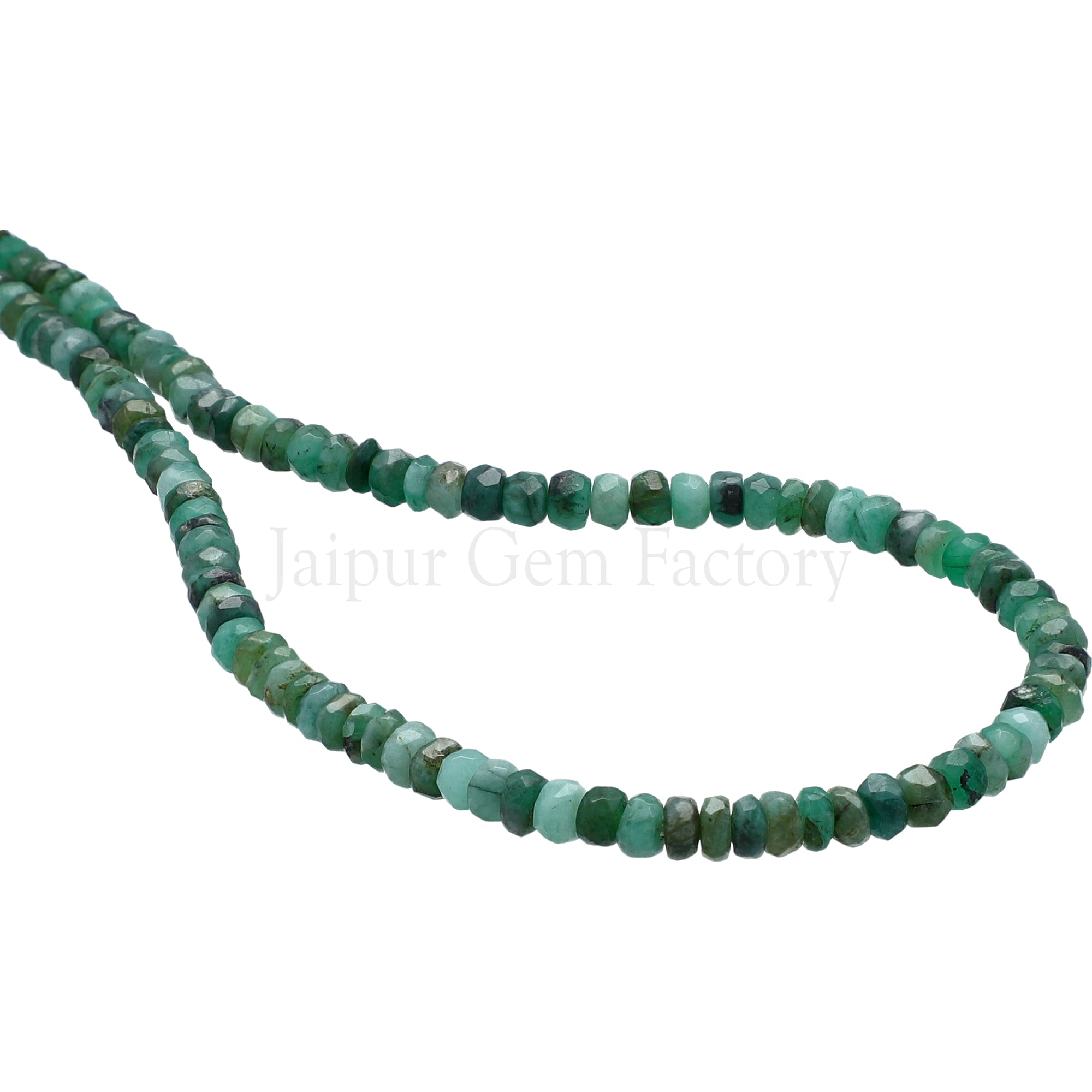 Bulk Faceted Emerald Beads
