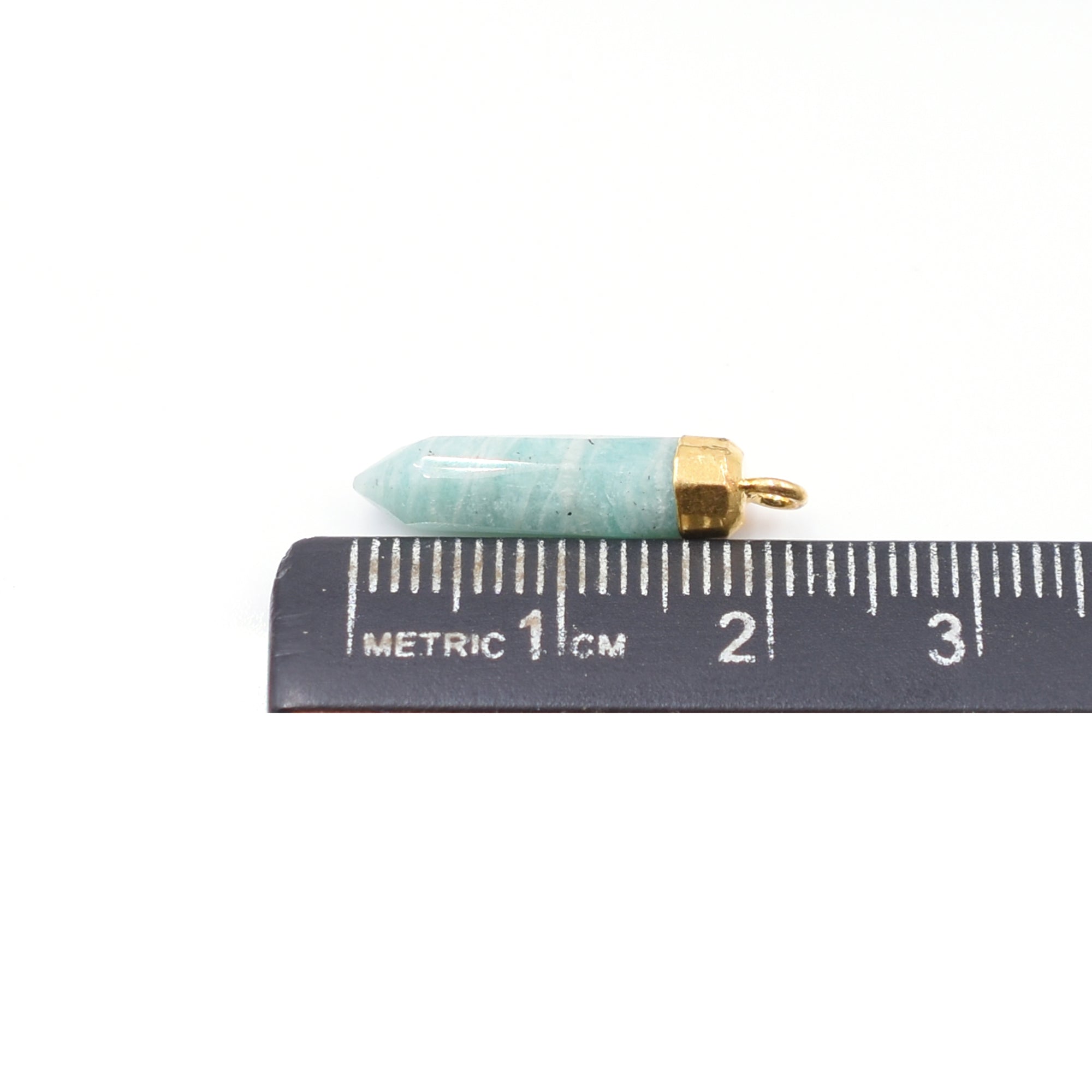 Bulk Gold Gemstone Pendant for Jewelry Making
