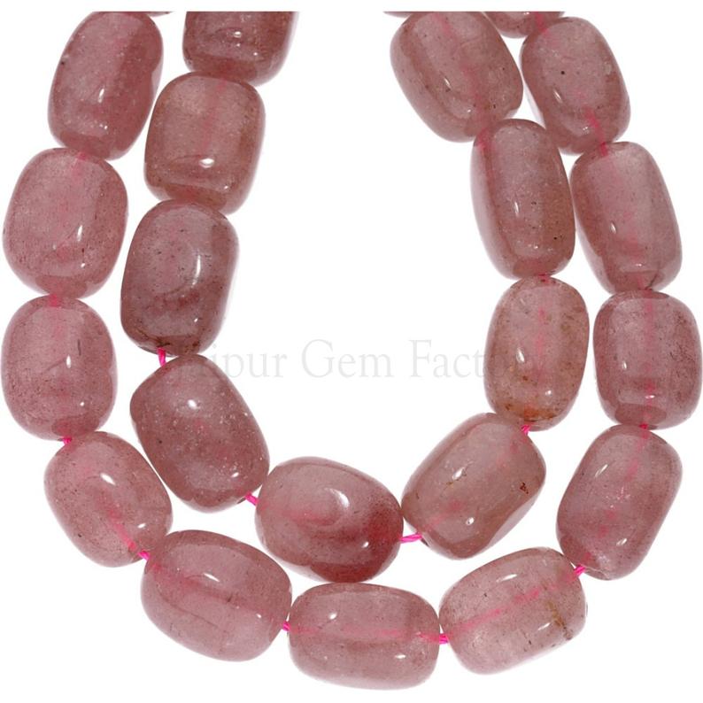 14X10 MM Muscovite Mica Smooth Nuggets Shape Beads Strand