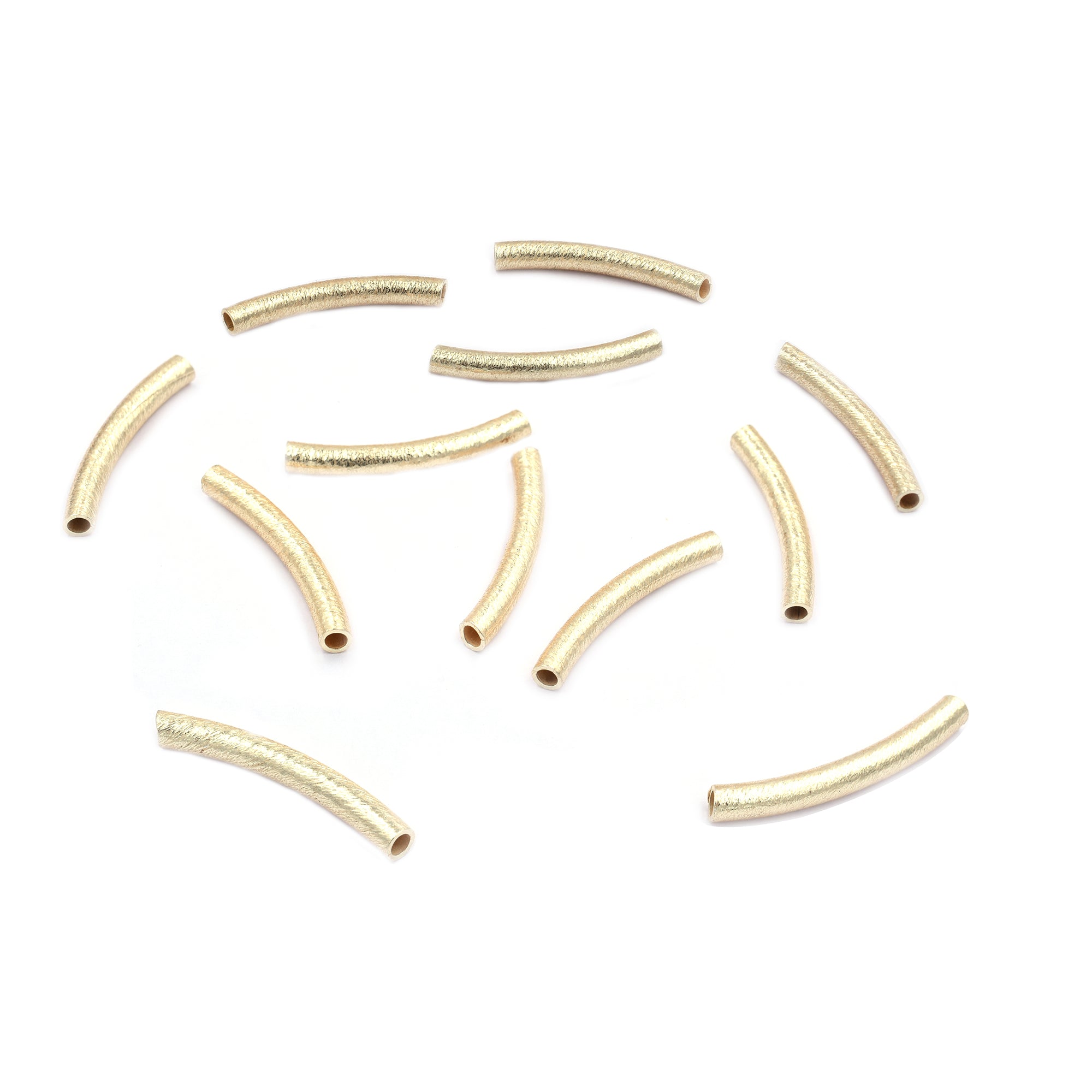 Gold Plated Copper Beads for Jewelry Making

