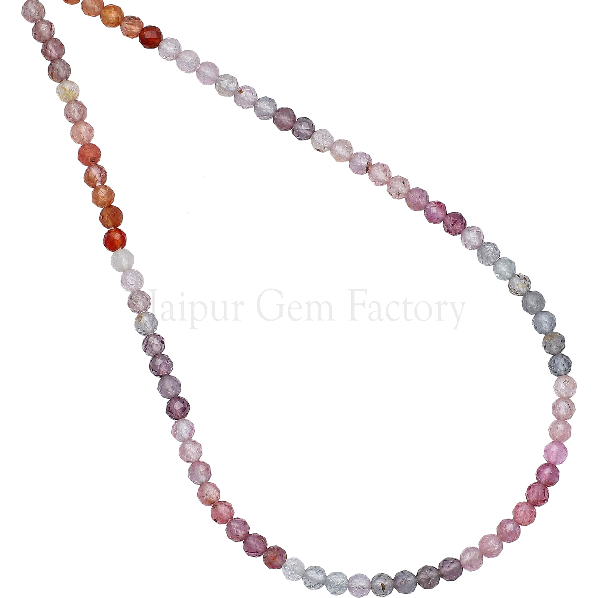 3 MM Multi Spinel Faceted Round Beads