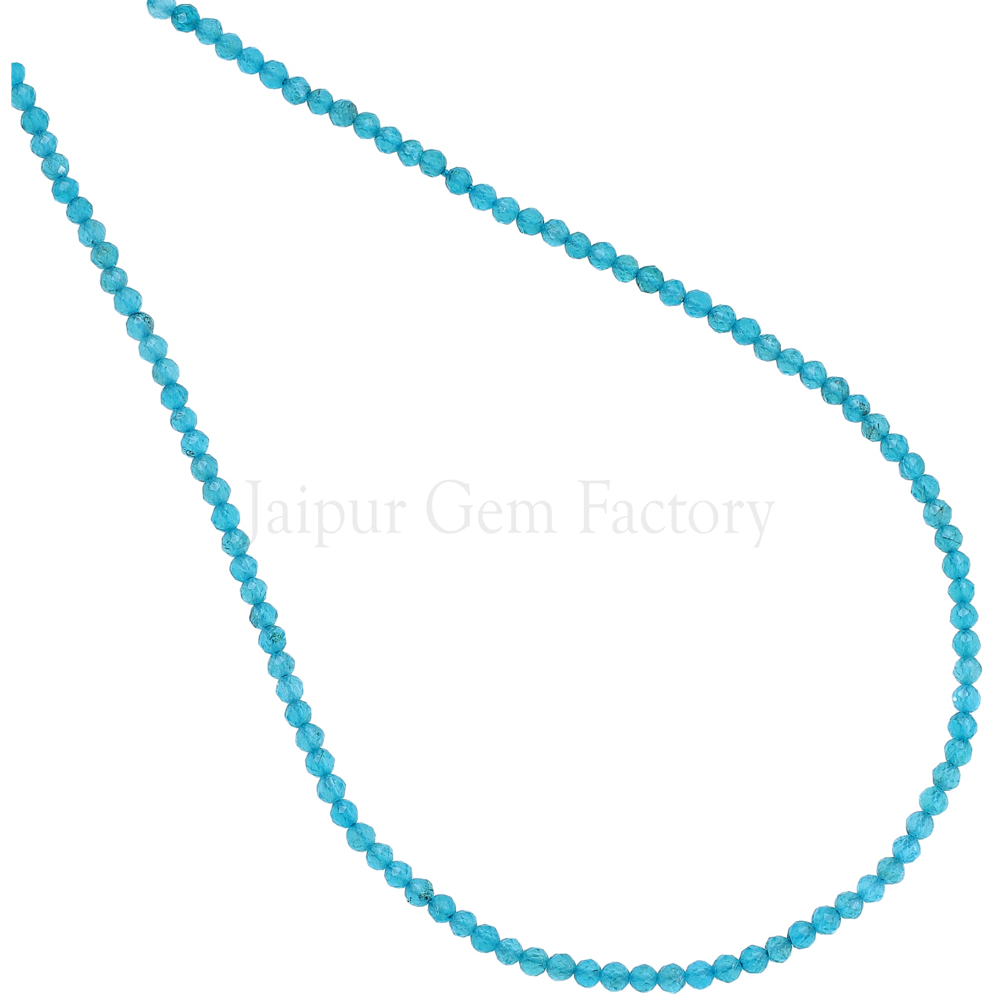 2-2.5 MM Apatite Faceted Round Beads