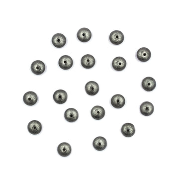 8mm Spacer Brushed Matte Finish Beads Black Finished Copper