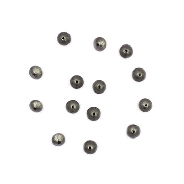 10mm Spacer Brushed Matte Finish Beads Black Finished Copper