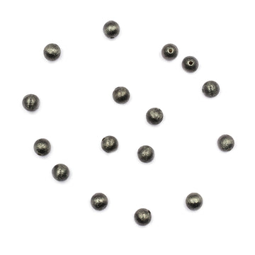 6mm Balls Brushed Matte Finish Beads Black Finished Copper