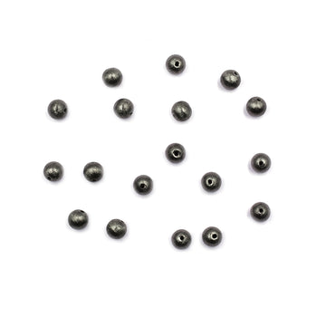 8mm Balls Brushed Matte Finish Beads Black Finished Copper