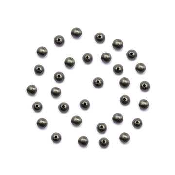 8mm Spacer Brushed Matte Finish Beads Black Finished Copper