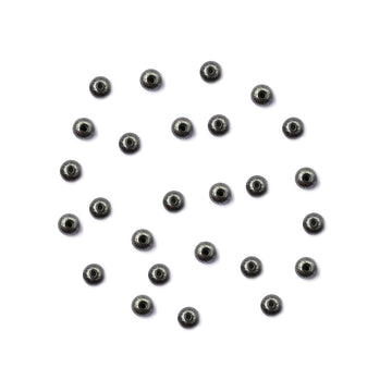 6mm Spacer Brushed Matte Finish Beads Black Finished Copper