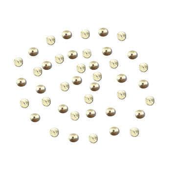 6mm Wavy Disc Brushed Matte Finish Beads Gold Plated Copper