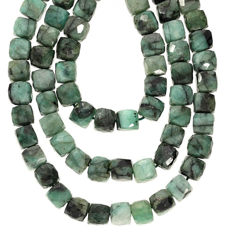 Natural Emerald Stone Beads
