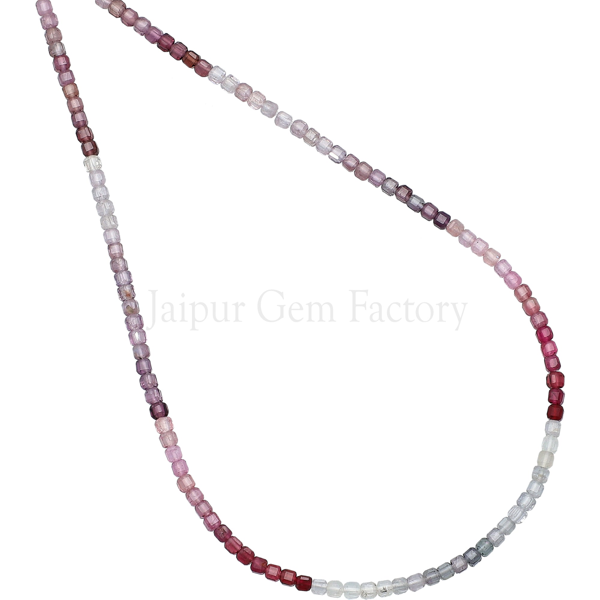 Natural spinel gemstone box beads for jewelry making