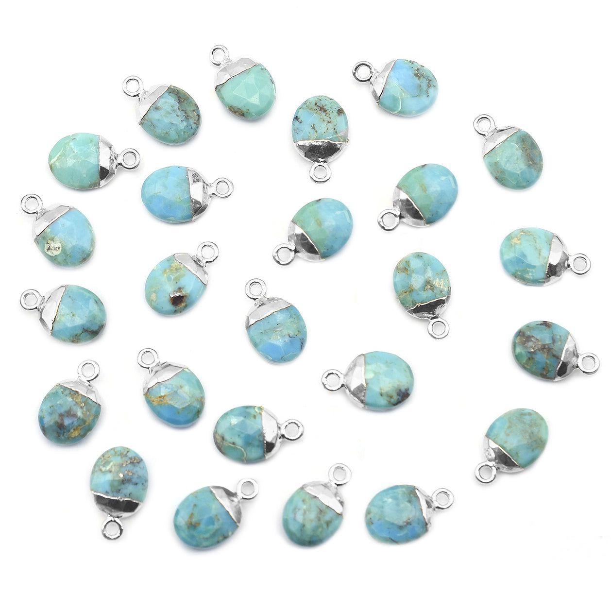 Oval Turquoise Beads