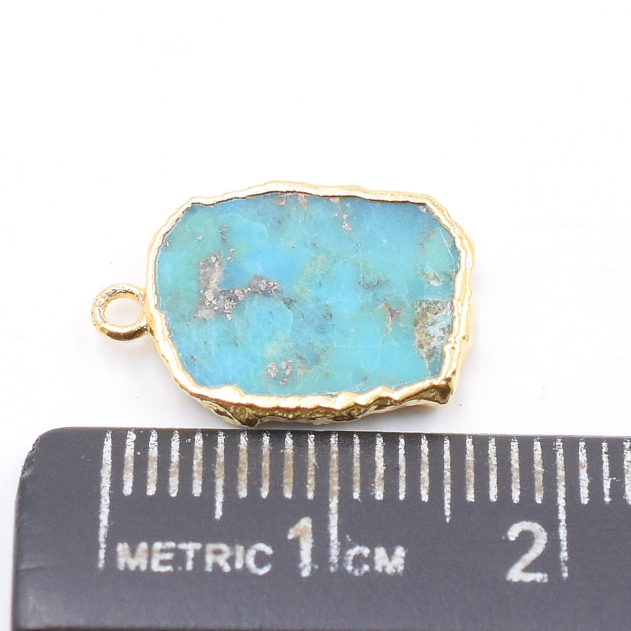 Rectangle Shape Gold Pendant