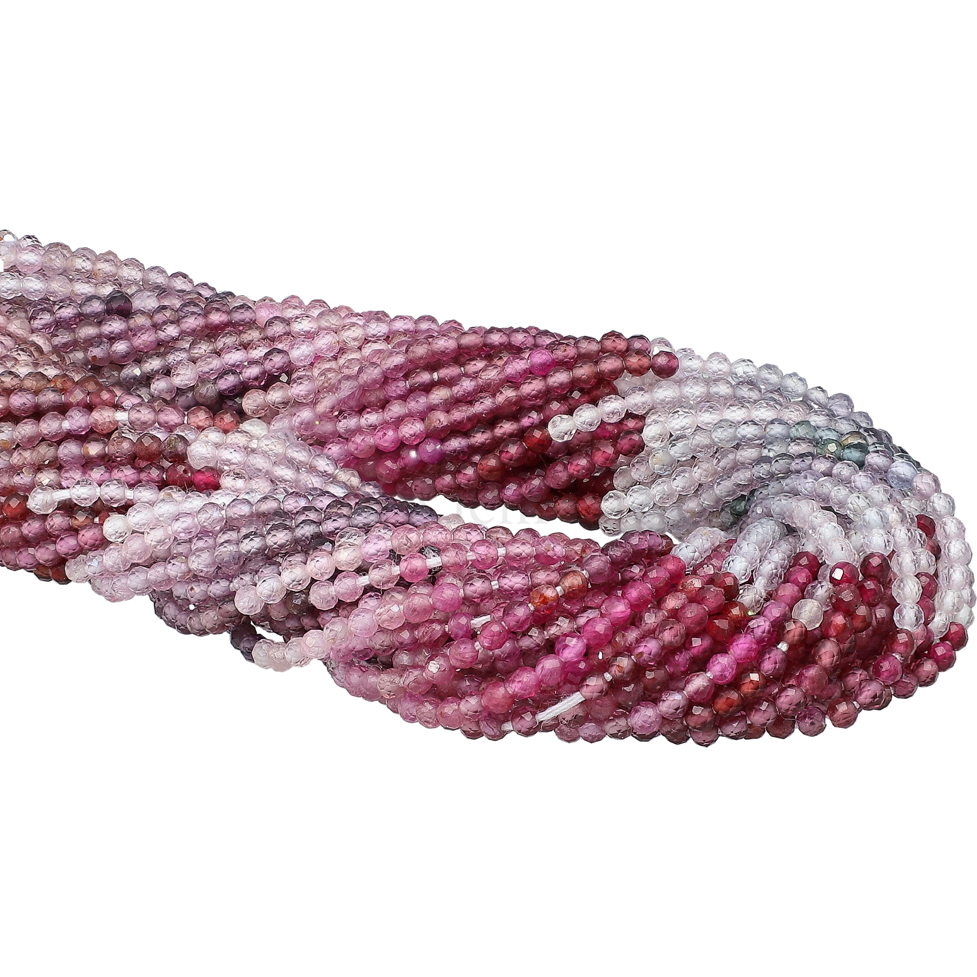 Round beads multi color spinel gemstone wholesale