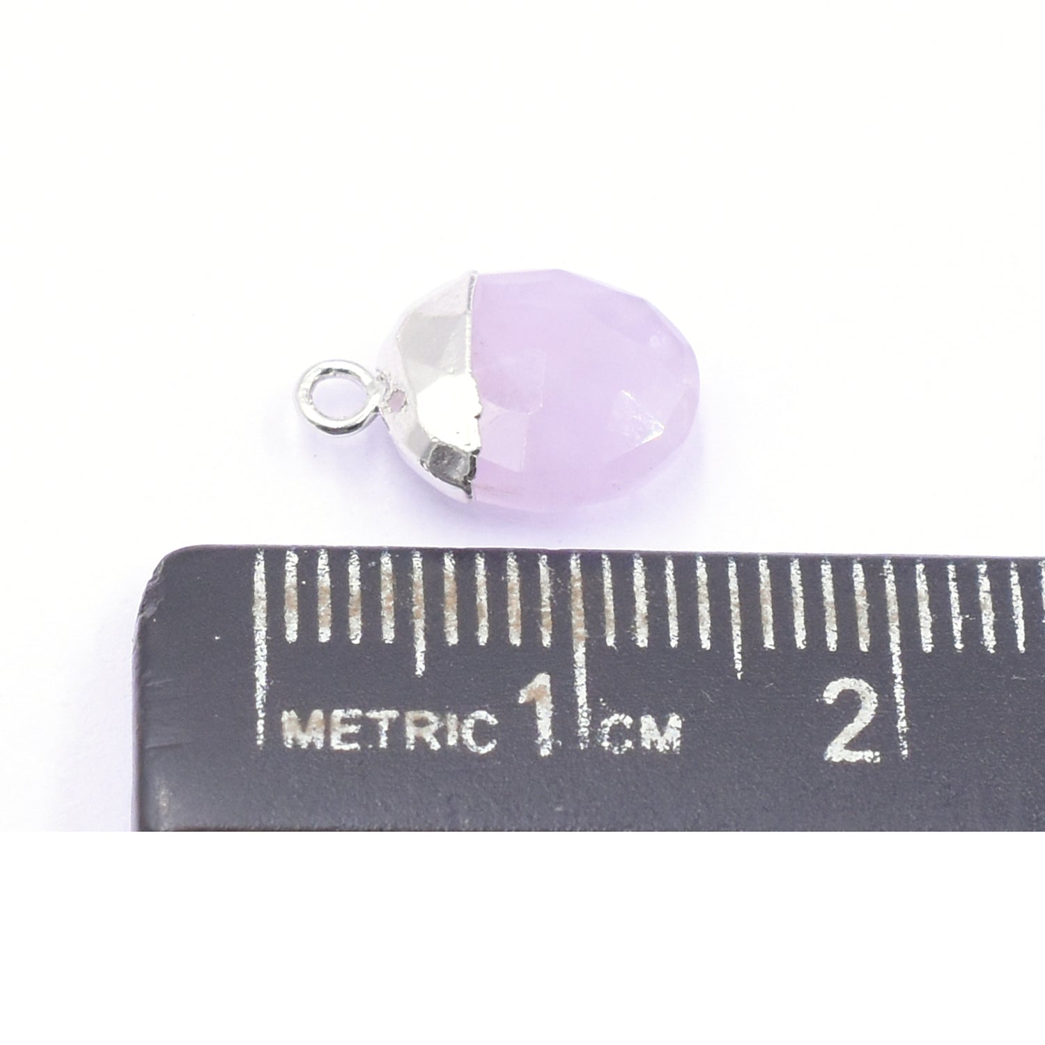 Silver Amethyst Pendant for Jewelry Making
