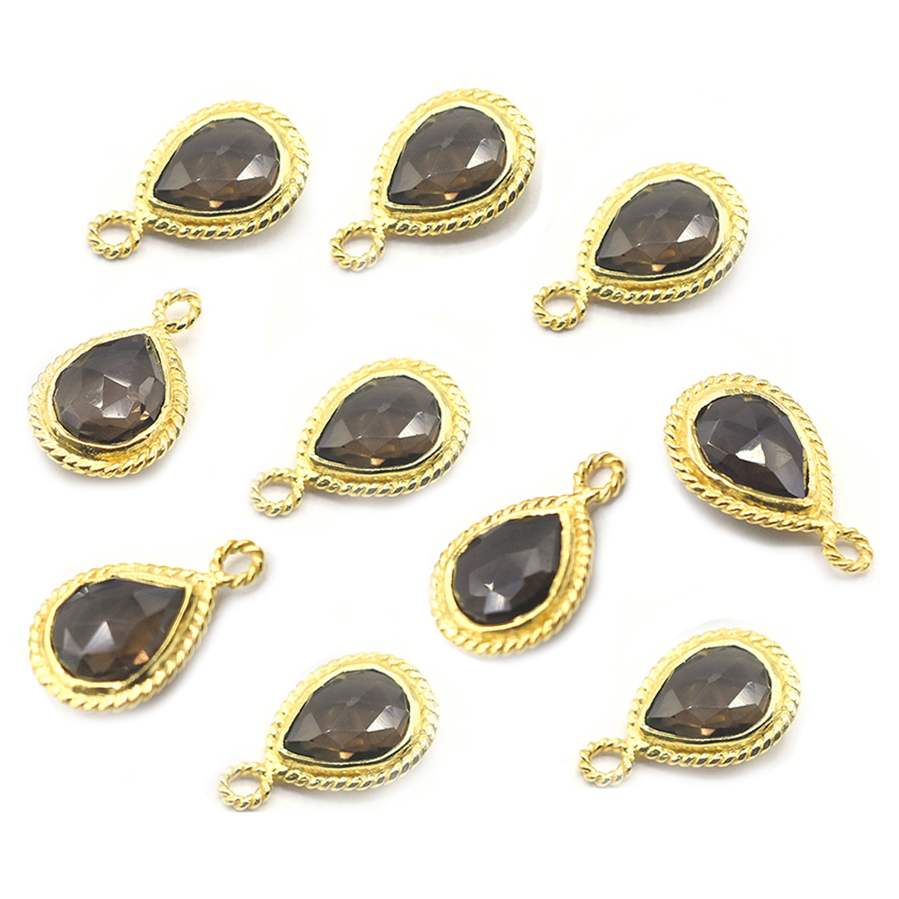 Earthy smoky quartz jewelry