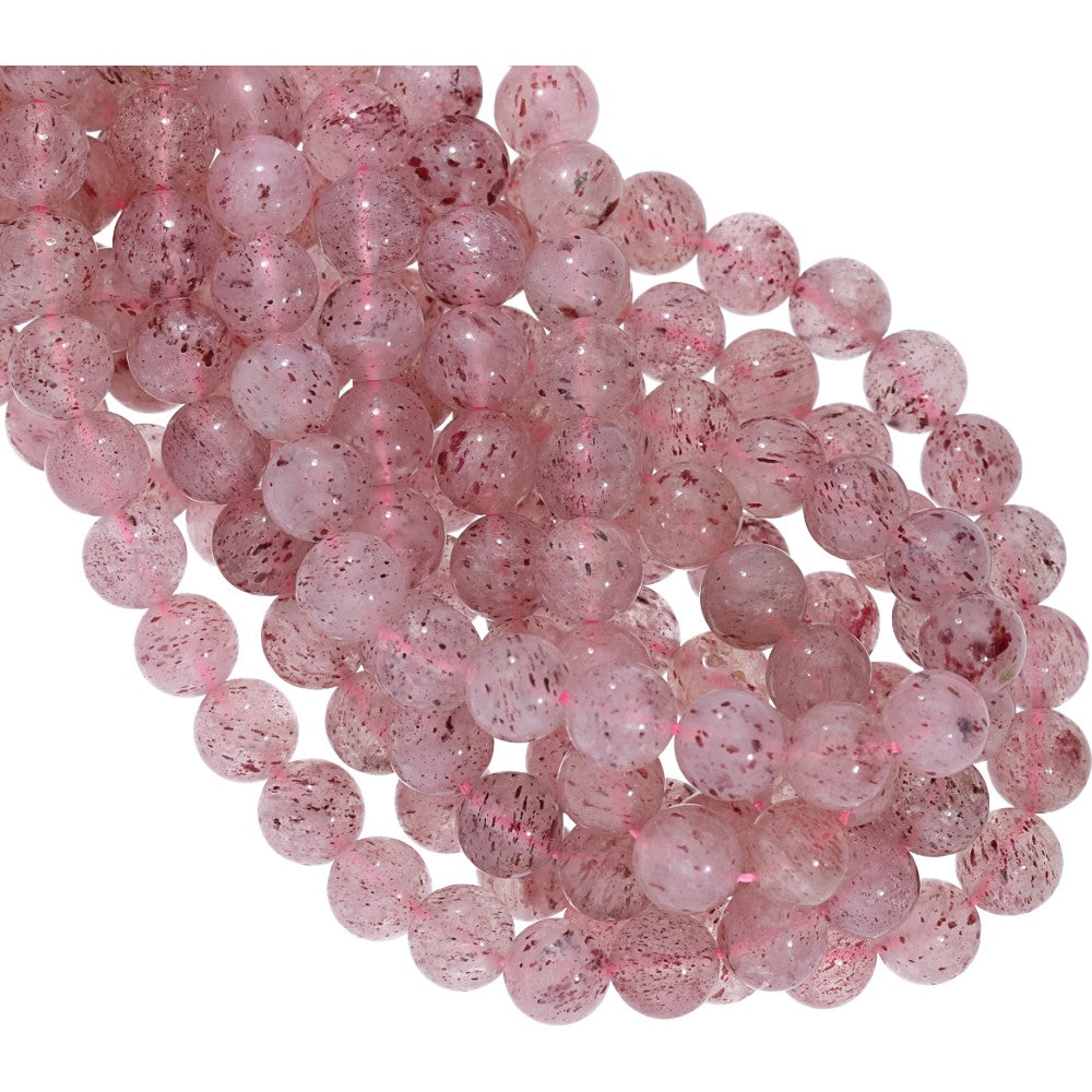 Smooth Strawberry Quartz Gemstone