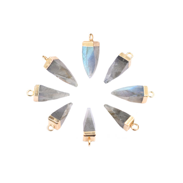 Labradorite Spike Pendant