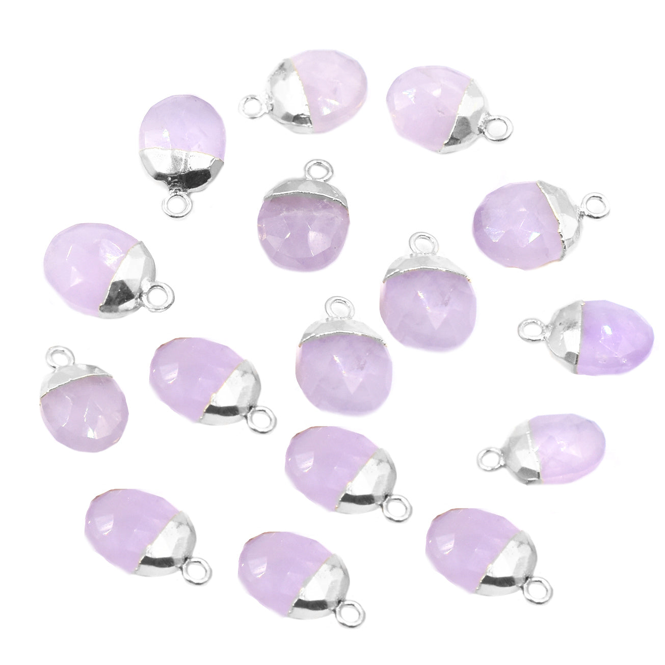 Wholesale Amethyst Pendant 10x8MM Oval
