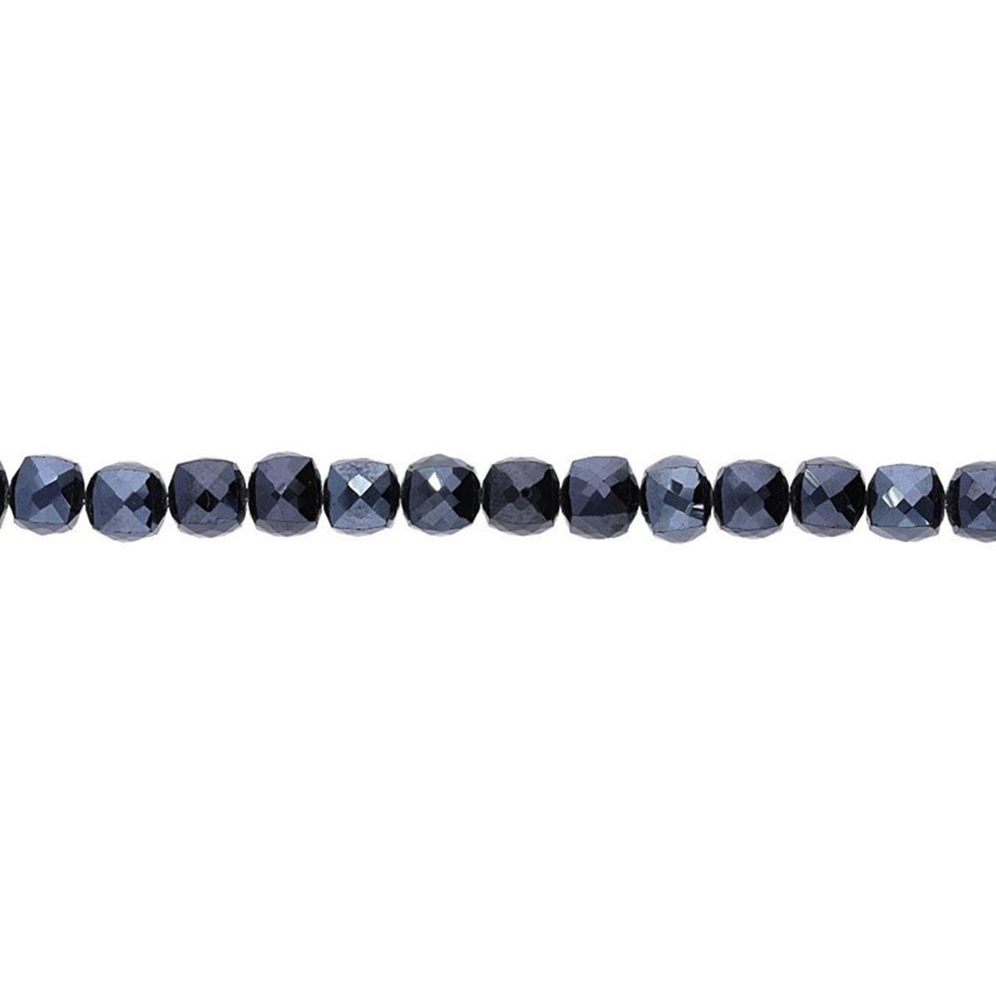 Wholesale Black Onyx Cube Beads
