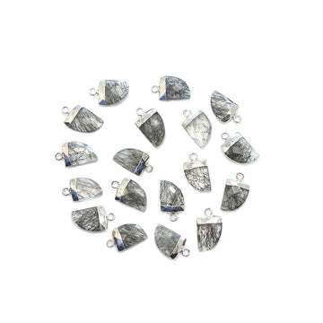 gemstone horn pendant for unique jewelry designs