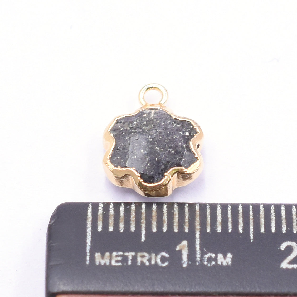 sunstone pendant gold electroplated jewelry
